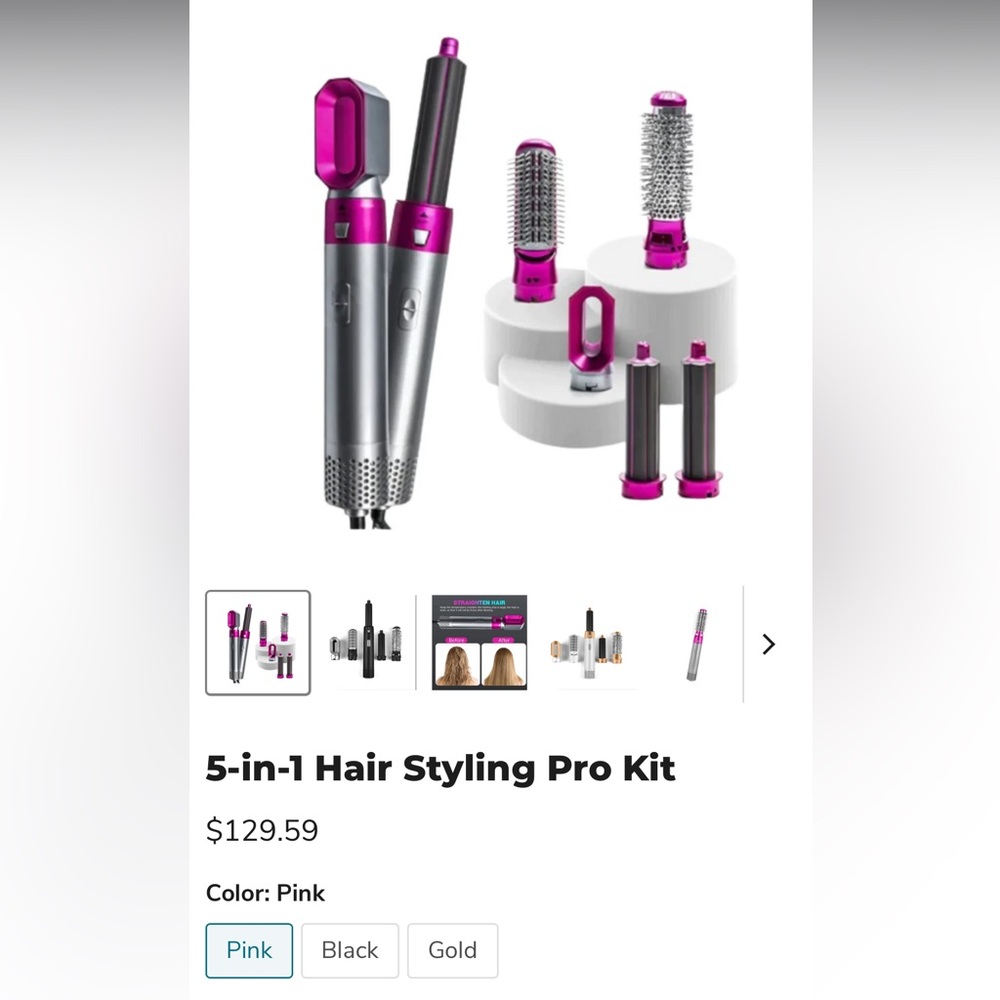 Purify 5 in a hair styler